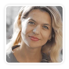 Lisa, shown in a testimonial on the Trimology vendor page